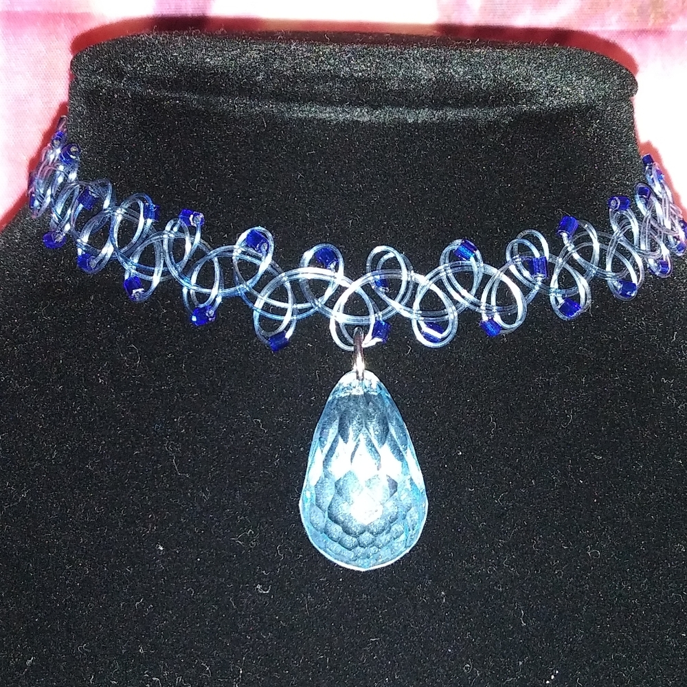 Charm Necklace, tattoo Choker charm necklace,